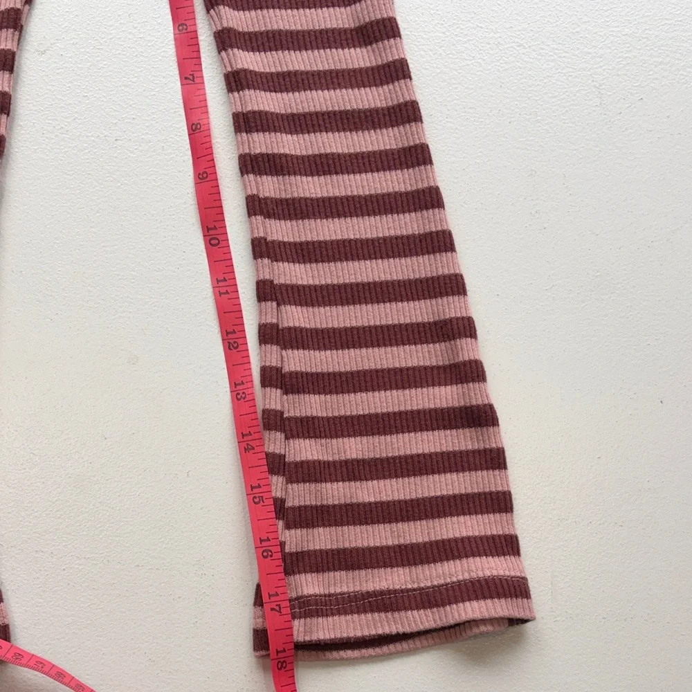 Zara kids Pink and Maroon striped set, size 6 - Picture 13 of 14